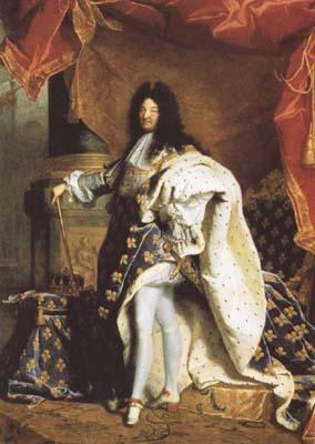 Hyacinthe Rigaud Portrait of Louis XIV (mk08)